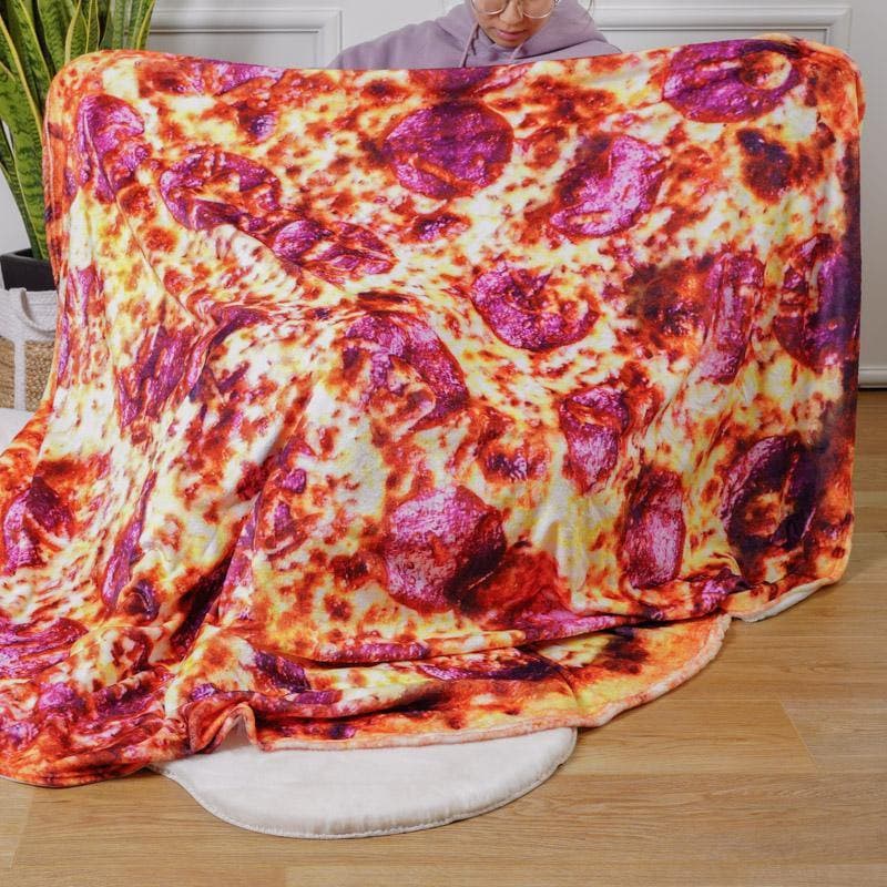 Giant Pizza Blanket | Battilo Home 59 Inches