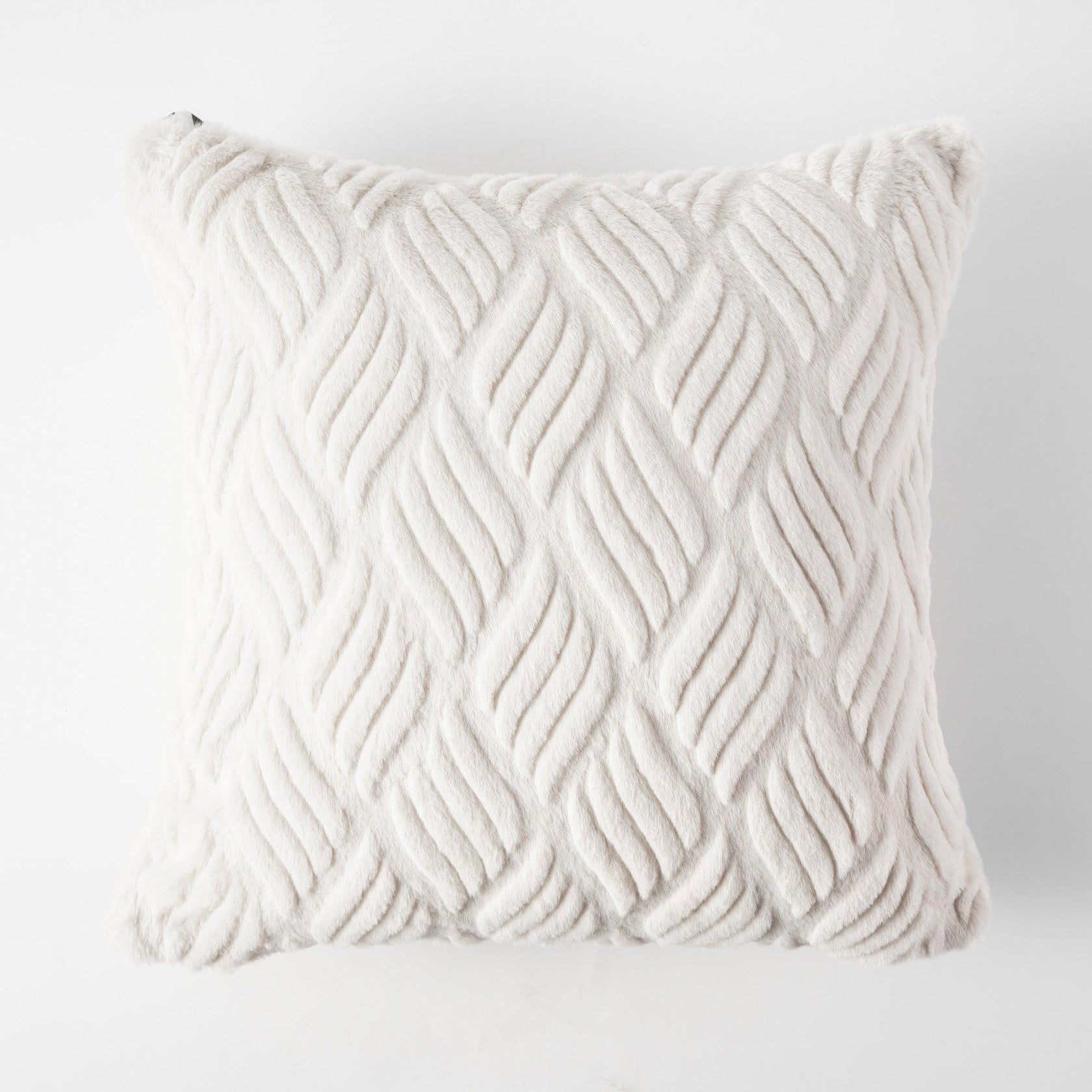 Faux Fur Blanket and Pillow Set BATTILO HOME